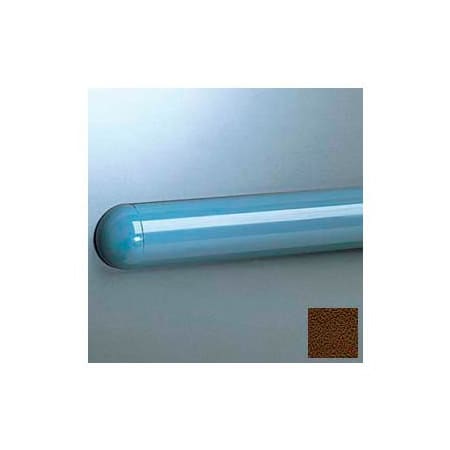 Pawling Accent Rail, Rounded W/Textured Finish, Aluminum Retainer, 2"H x 12'L, Brown EBT-30-12-4